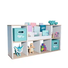 WONDER WOOD MUEBLERIA - Organizador Juguetero Lu con Portacuentos Vintage