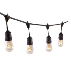 GENERICO - Lampara Luminaria Techo Cuerda Soga Cañamo Rustic 55 Cm