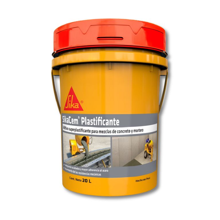 Aditivo para mezclas de concreto SikaCem Plastificante x 20L