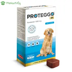 GENERICO - Proteggo 3M Large 20 a 40kg - Antipulgas para perros x1 Tab