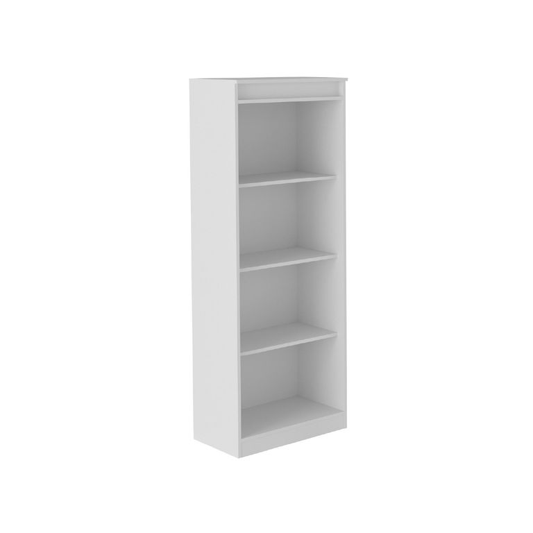 Librero Biblioteca Burdeos Blanco Bonno
