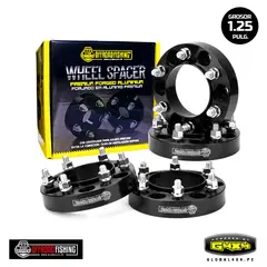 POWERED BY G4X4 GLOBAL 4 X 4 PE - Espaciadores 1.25 pulg de aluminio y centrador para Mitsubishi