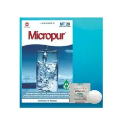GENERICO - 25 Pastillas purificadoras de agua - MICROPUR