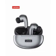 LENOVO - Audífonos con Bluetooth LP5 - Negro con Gris