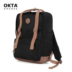 HIMAWARI - Himawari - Mochila escolar o de viaje porta Laptop - Negro