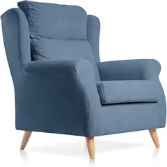 DMUEBLES - Sillon Zaven Azul