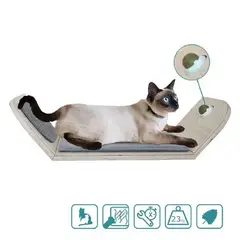ALL FOR PAWS - Skywalk Rascador cama con pelota de Catnip para Gatos