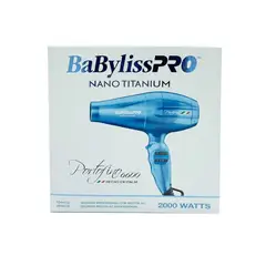 BABYLISS PRO - Secadora Profesional de Cabello 2000 W Portofino Azul.