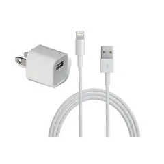 GENERICO - Cargador + Cable Iphone 1 Metro Iphone 5/6/7/8/ Plus iPad