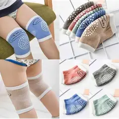 GENERICO - RODILLERA PARA NIÑO 1 PACK X 3 PARES PLOMO ,PLOMO Y ROSADO