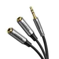 UGREEN - Cable Adaptador SPLITTER TRS Audio Estereo PREMIUM 35mm