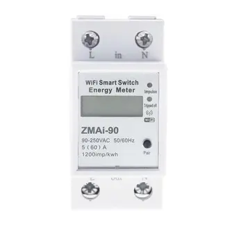 GENERICO - Medidor de Energía Inteligente Tuya Interruptor WiFi 60A PST-ZMAi-90