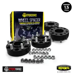 POWERED BY G4X4 GLOBAL 4 X 4 PE - Espaciadores 1.5 pulg de aluminio y centrador para Jac