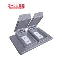 A IBAR - TOMACORRIENTE INDUSTRIAL DOBLE PARA EMPOTRAR 15A A-IBAR