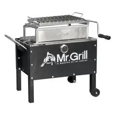 MR GRILL - Caja China Mediana Jr Black Edition Mixta - Parrilla