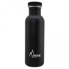 LAKEN - BOTELLA ACERO INOXIDABLE BASIC STEEL 075L NEGRO -