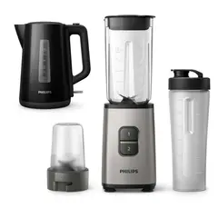 PHILIPS - Combo Minilicuadora 1lt + Hervidor 1, 7lts