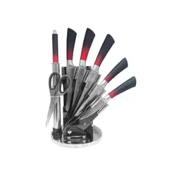 LA ITALIANA - Set de Cuchillos 8 piezas de Acero Inoxidable - BASS