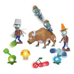GENERICO - FIGURA DE ACCION PLANTAS VS ZOMBIES CON LUCES PVZ