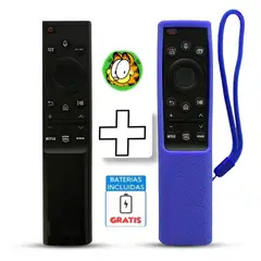 GENERICO - Control Generico Samsung Smart Tv con Voz Modelo BN59-01363  Funda Azul