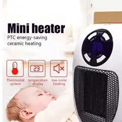 GENERICO - Mini Calefactor Eléctrico de Cerámica portatil
