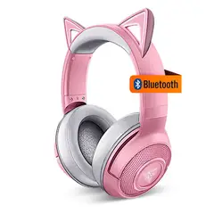 RAZER - Audifono Gamer Kraken BT Edicion Kitty Bluetooth - Rosa