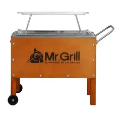MR GRILL - Caja China Mediana Jr Marrón Mixta