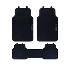 GENERICO - PROTECTOR FUNDA COBRE PISOS 3 PIEZAS SPARCO BORDE GRIS