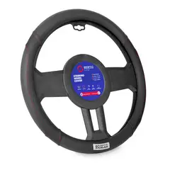 SPARCO - Funda Cubre Volante Forro De Timon Costura Spc1113bk