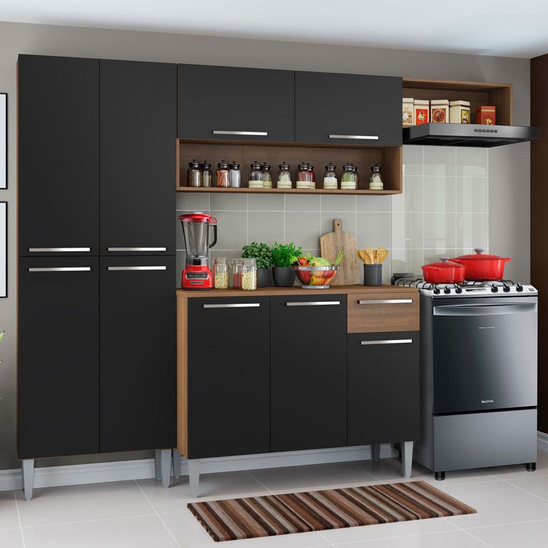 Mueble de Cocina Integral Emilly Top 229 cm