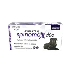 ZOOVET - Antiparasitario Externo Spinomax Duo 36 a 70kg