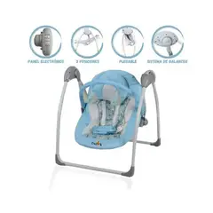 CUZKA - Columpio Mecedora «MINI SWING» LIGHT BLUE