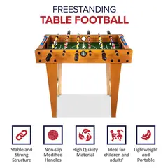 GENERICO - Futbol de mesa de pata Larga 65cm69cm37cm