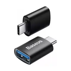 BASEUS - Adaptador Baseus OTG mini USB-C a USB-A ZJJQ000001