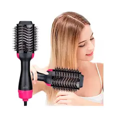 GENERICO - Peine de Cabello Multifuncional Secador Alisador y Ondulador 3 En 1