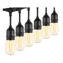 GENERICO - Luces Guirnaldas Vintage 20 Focos Por 10 Metro. Oferta