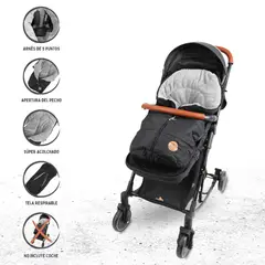 INFANTI - Saco para Coche INFANTI »DARK» Gray