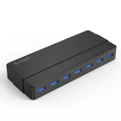 ORICO - Hub Usb 3.0 de 7 Puertos C/Adaptador 12V/2A Mod.H7928-U3