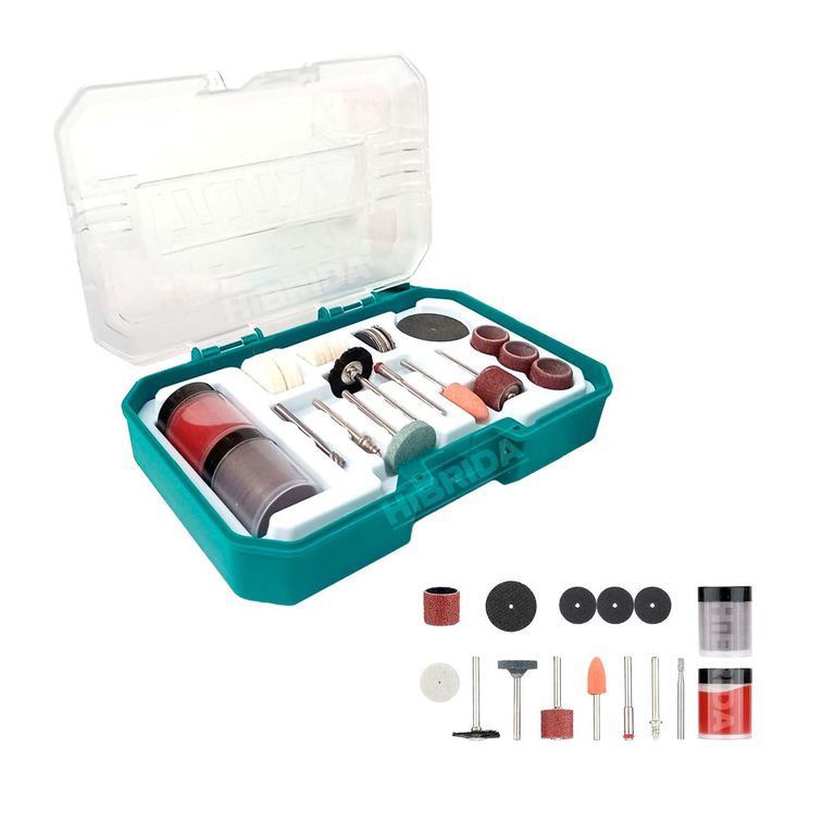 SET 73 PIEZAS PARA MINITORNO PUNTAS LIJAR PULIR AMOLAR - TAKMG7072