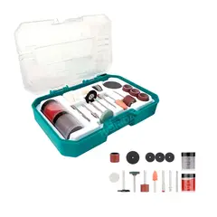 Total Tools - SET 73 PIEZAS PARA MINITORNO PUNTAS LIJAR PULIR AMOLAR - TAKMG7072