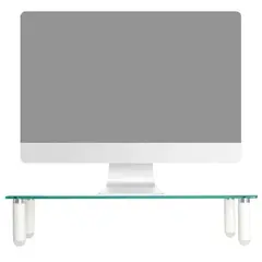 GENERICO - MONTECH - Soporte Mesa de Vidrio Templado para Monitor 5mm 20kg