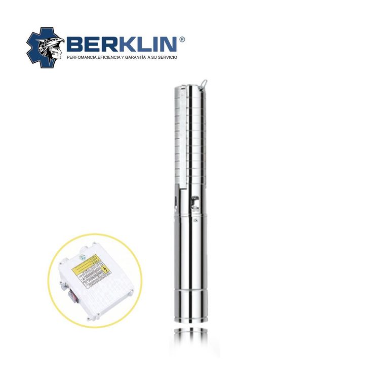 BOMBA SUMERGIBLE PARA POZO PROFUNDO DE 3 HP 2¨ ACERO