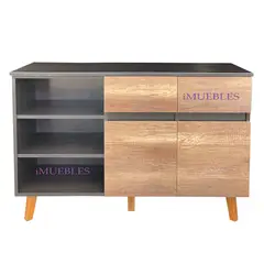 GENERICO - Aparador Vintage Mueble Aparador Melamina