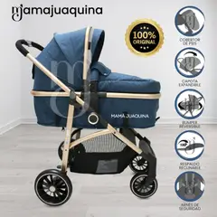 Baby - Coche Moisés Travel System «CARRI DELUXE» Edición Limitada Blue