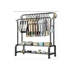 GENERICO - Perchero Colgador Doble Para Ropa Y Organizador Soporta  48 kg
