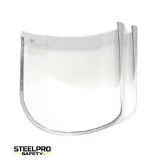 STEELPRO - VISOR DE POLICARBONATO BORDE DE ALUMINIO