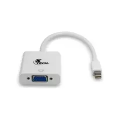 XTECH - Adaptador Convertidor Mini Displayport Macho A Vga Hembra 17cm