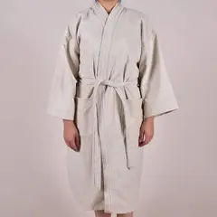 GENERICO - Salida de baño de 450 gramos - L - Beige
