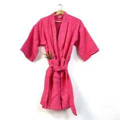 GENERICO - Salida de baño de 450 gramos - L - Fucsia