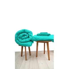 COBITEX HOME - Sábanas + Plumón Hipoalergénico 2 plazas Turquesa Cobitex 100% algodón